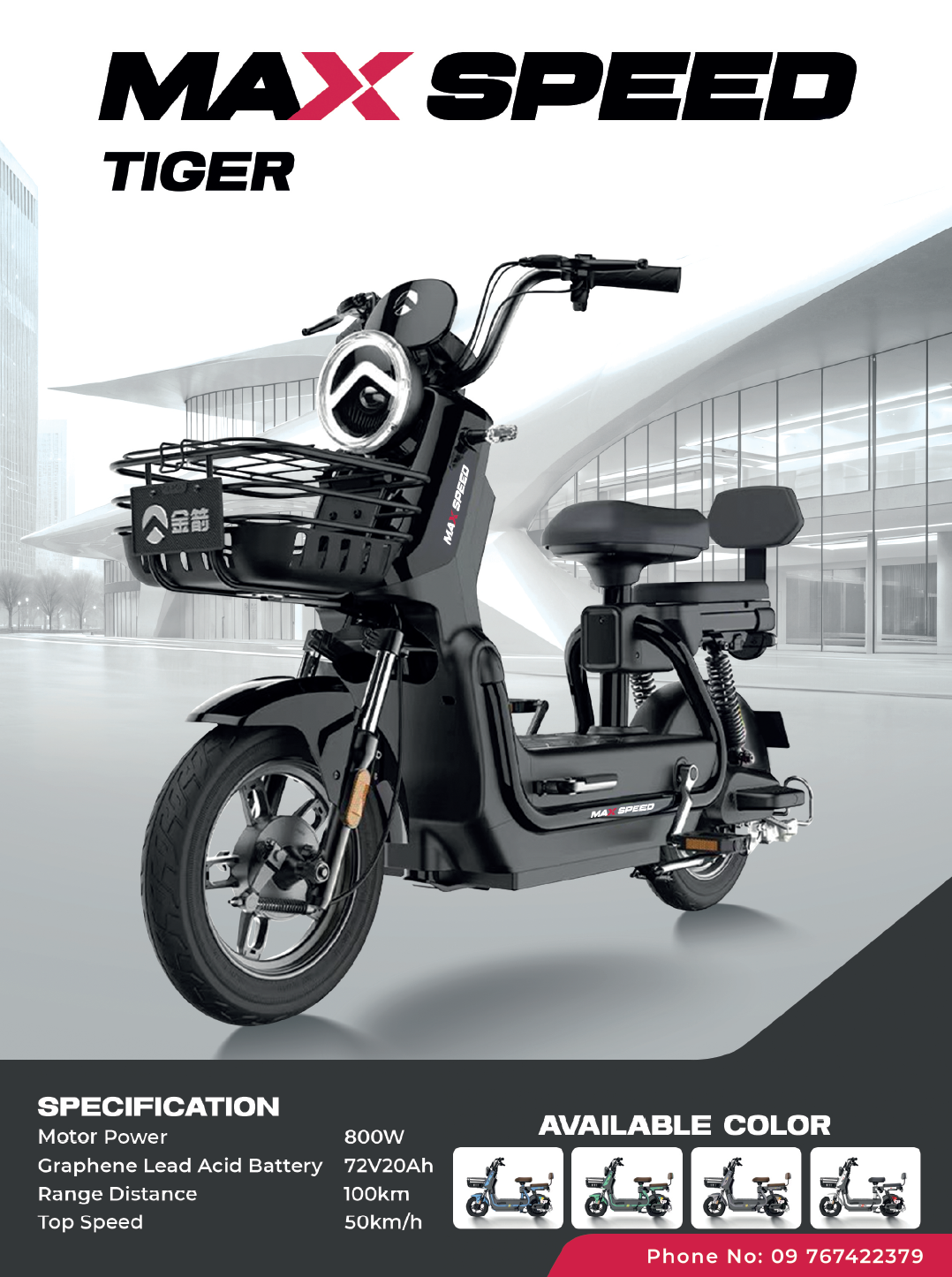 Max Speed's Tiger E-Bike