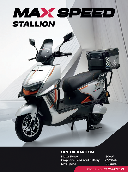Max Speed's Stallion E-Motorbike